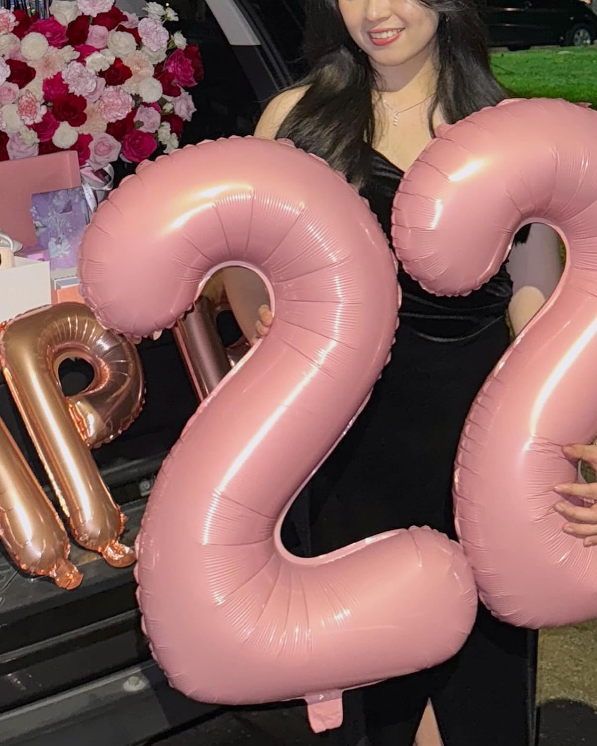 Pearlescent Pink Number 9 Balloon - 40 Inch Giant Birthday Decoration for Girls | Perfect for 9th, 19th, and 29th Parties
