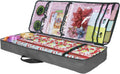 Primode Christmas Wrapping Paper Storage Bag - Durable Gift Wrap Organizer with Pockets | 37” x 14” x 4” | Gray