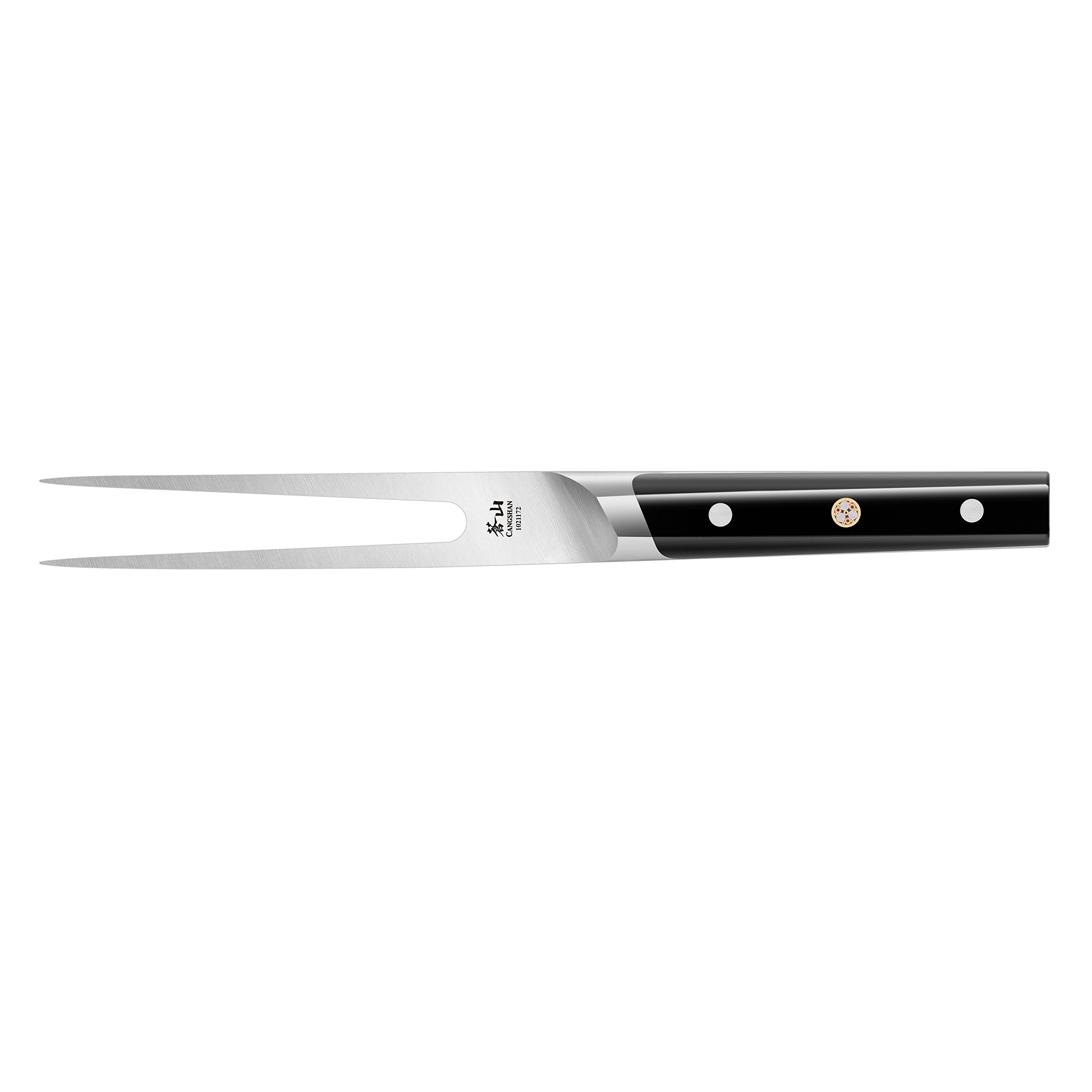 Cangshan TC Series 1021172 Swedish 14C28N Steel Forged Carving Fork, 6-Inch