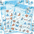 Snowman Christmas Bingo Game - Fun Holiday Party Game for 24 Players | Perfect for Family Activities