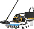McCulloch Canister Steam Cleaner MC1375 - 90-Minute Runtime with 20 Accessories for Home & Car Detailing
