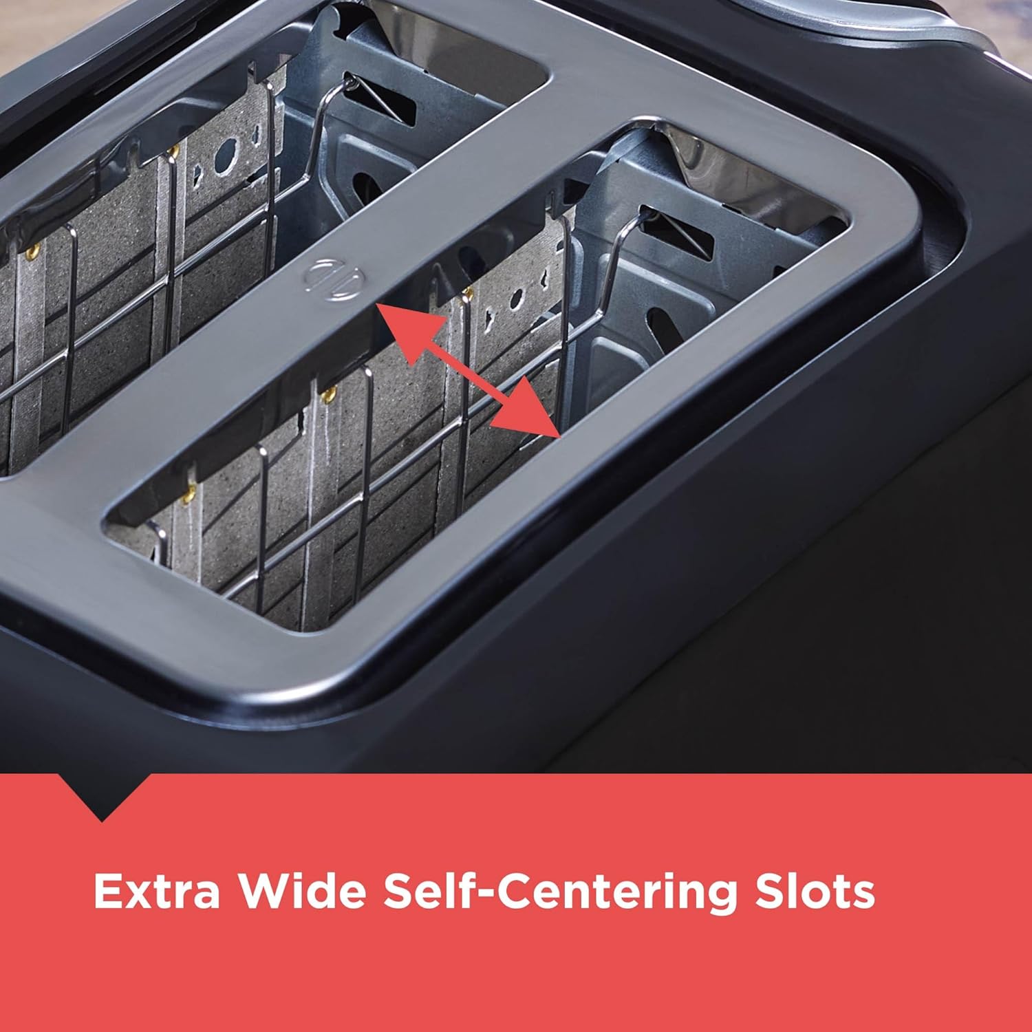 Skiennix 2-Slice Extra Wide Slot Toaster - Perfect for Bagels & Thick Bread | Stainless Steel Finish