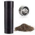 Luvan Pepper Grinder Mill, Heavy Duty Aluminum Manual Pepper Mill, Professional Grade Pepper Grinder with Stainless Steel Blade and Adjustable Coarseness, Black Pepper Mill Grinder Refillable Gift Set