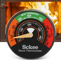 Magnetic Stove Temperature Gauge - Multi-Fuel Stove Thermometer for Gas, Wood, Pellet Stoves & Fireplaces (1PCS)