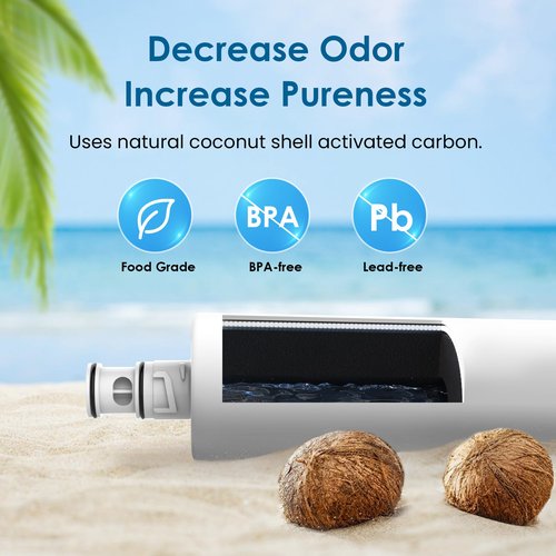 Waterdrop 3US-AF01 Undersink Water Filter, Replacement for Filtrete® 3US-AF01, 3US-AS01, Aqua-Pure AP Easy C-CS-FF, WHCF-SRC, WHCF-SUFC, WHCF-SUF, NSF/ANSI 42 Certified, Pack of 1
