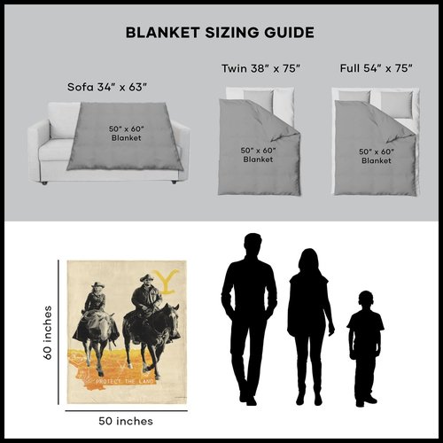 Northwest Yellowstone Silk Touch Throw Blanket, 50" x 60", Horseback