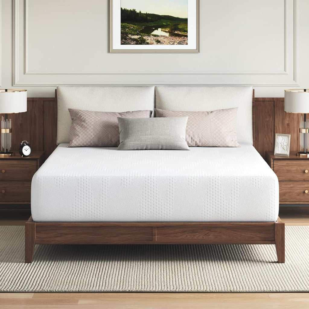 Novilla 14-Inch Twin Memory Foam Mattress - Cooling Gel for Pressure Relief | CertiPUR-US Certified
