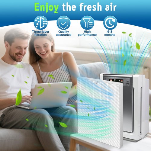 4 pack 114190 Replacement Filter B Compatible with Winix Air Purifiers,9500 U300 P300 WAC9000 WAC9500 WAC5000 WAC5000b WAC5300 WAC6300 WAC5500 9500 Air Purifiers filter replacement