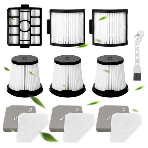 BU3521 HEPA Filter Replacement Compatible with Shark BU3521 BU3523 BU3120 Clean Lightweight Cordless Stick Cleaner, Shark BU3523 Clean and Empty Cordless Stick Vacuum, Auto Empty System