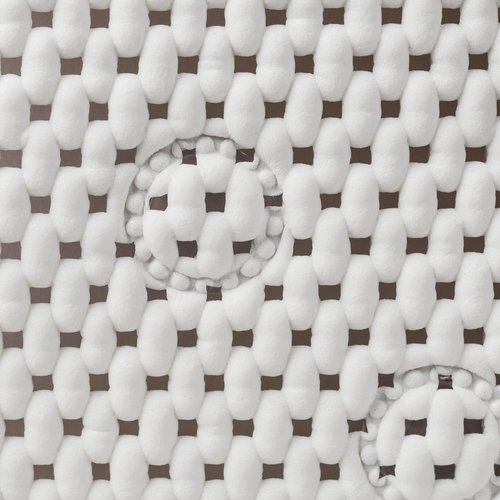 Duck Brand Softex Bath Mat for Tubs, Machine Washable, 17 x 36 Inches, White, Skid Resistant (393477)