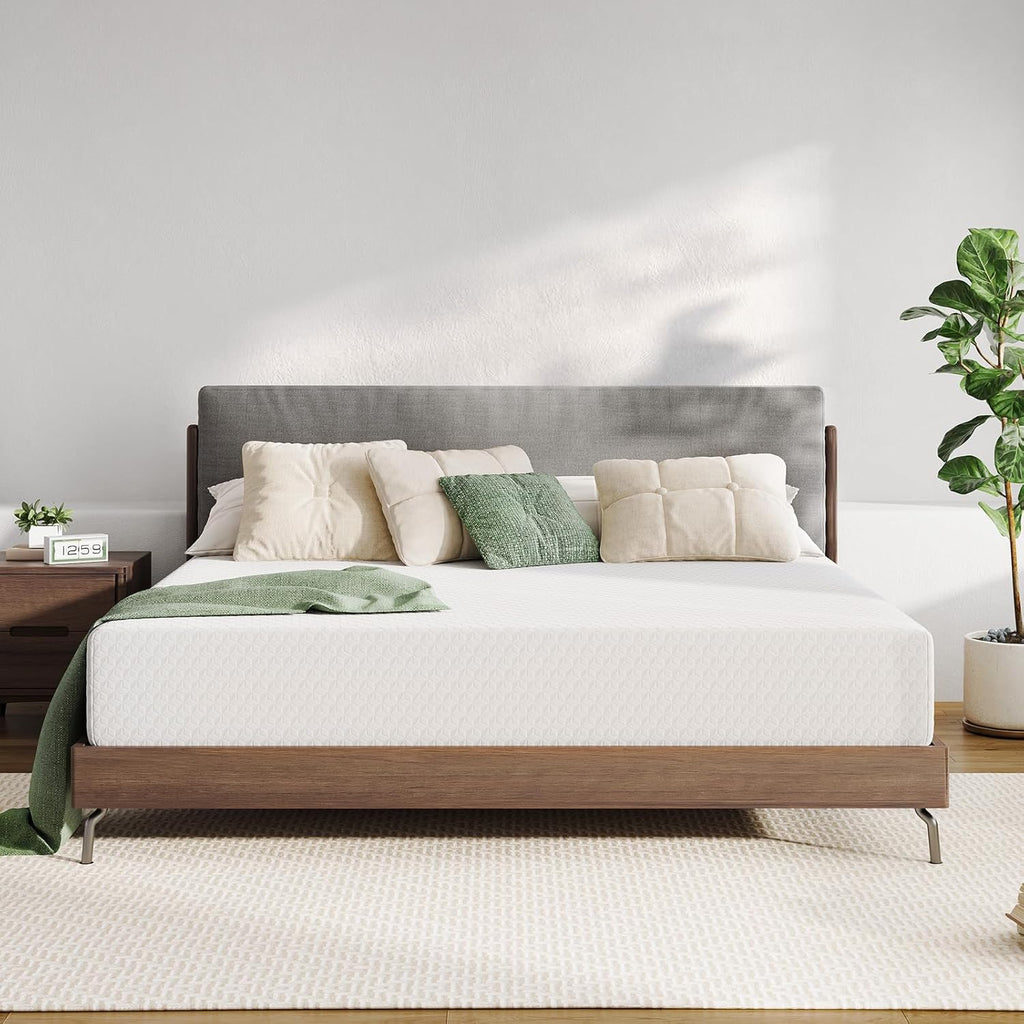 Novilla King Mattress - 12 Inch Memory Foam for Pressure Relief & Cool Sleep | Removable Washable Cover