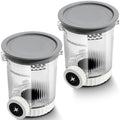 2 Pack Swirl Ice Creami Makers Pints and Lids,NC700 Makers Containers Cups creami accessories Compatible with Ninja Swirl Ice Cream NC700 NC701 Series & Soft Serve Makers,Dishwasher Safe