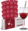 Wine Wand Filter Sulfite Purifier: Wine Filters Remover Histamines Sulfite - Reduce Headaches Alleviate & Sensitivities（pack of 16）