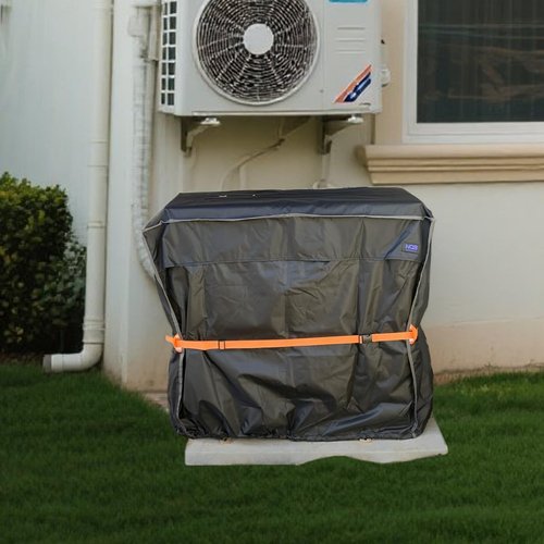 NGB Mini Split Air Conditioner Cover for Outside Units,600D Waterproof Air Conditioner Mini Split Cover,Outdoor Rectangular Air Conditioner Covers for AC Units, Fits up to 32.3" L x 13.7" W x 24" H.