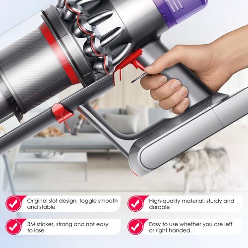 Upgraded Trigger Lock Compatible with Dyson V10 V11 V15 Trigger Switch Button Vacuum Cleaner, Compatible with Dyson V10 V11 V15 SV12 SV14 Trigger Lock