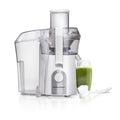 Hamilton Beach Juicer Machine, Big Mouth 3” Feed Chute for Whole Fruits and Vegetables, Easy to Clean, Centrifugal Extractor, Vegetable & Fruit Juicer, BPA Free, 800W Motor, White