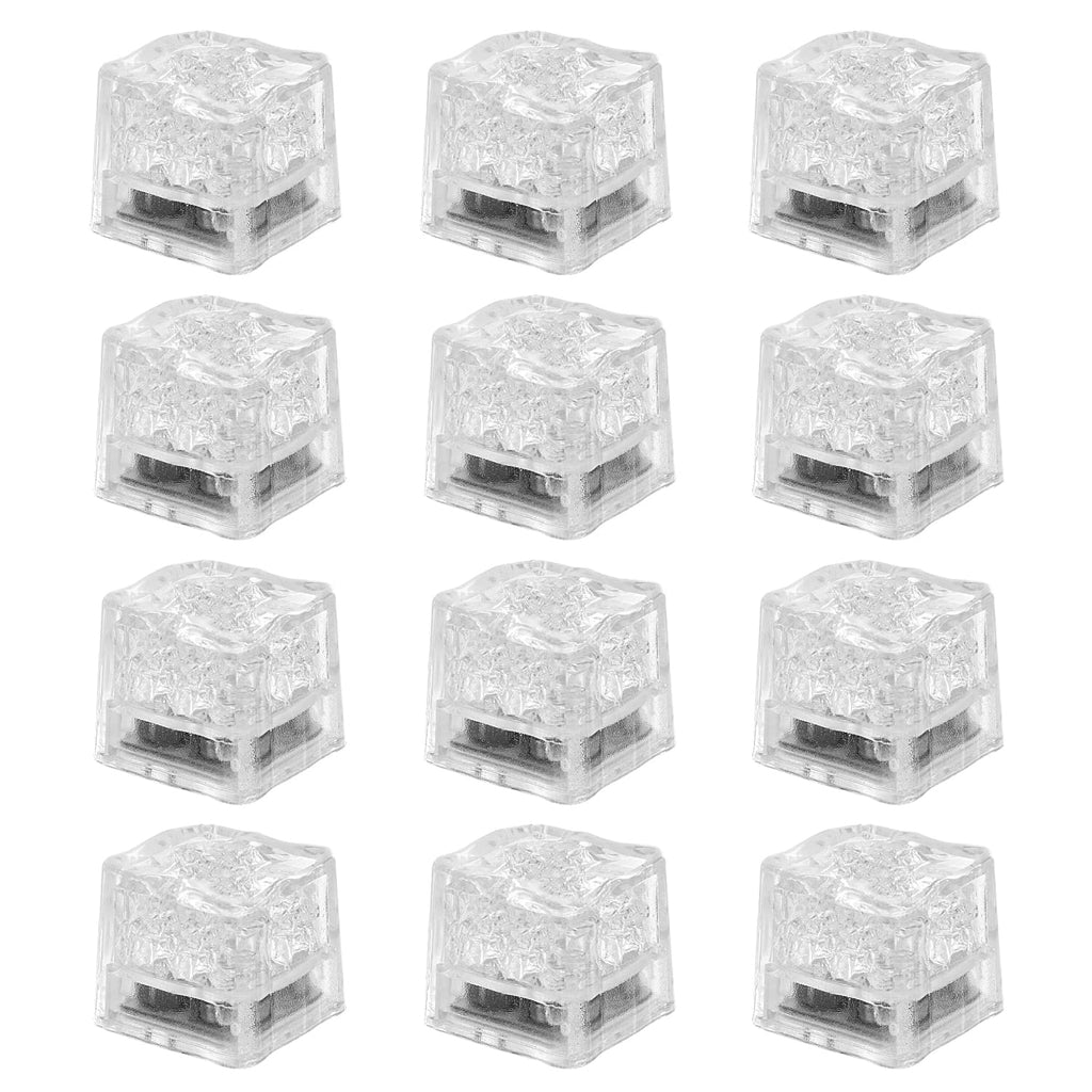 Light Up Ice Cubes for Drinks, 96 PCS Green LED Ice Cubes Liquid Activated, Glow in The Dark Waterproof Ice Cubes for Home Bar Supplies Summer Party Wedding Decor