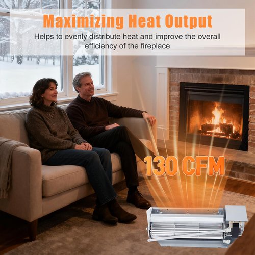 FBK-200 Fireplace Blower Kit for Superior SLDVT-35NM, SLDVT-40NM, DR-600CMN, DR-500CMN, BC-36, Lennox LMDV3530CNM, MPD3530CNM, Astria Fireplaces, FBK200 FBK-200 80L85 Fireplace Blower Fan Kit.