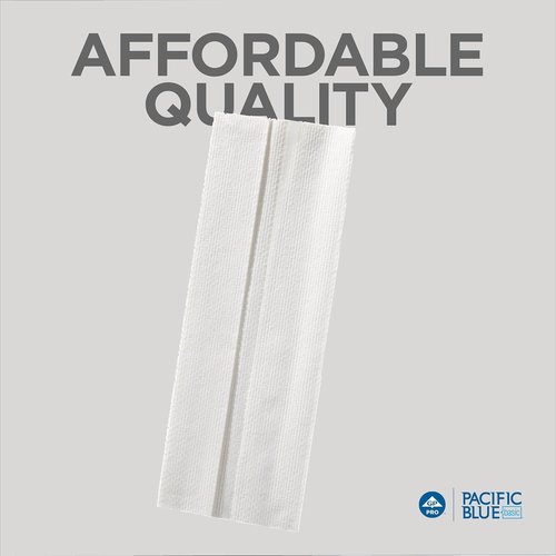 GP PRO Pacific Blue C-Fold Paper Towels - White, 240 Towels Per Pack | 10 Packs for Ultimate Cleanliness