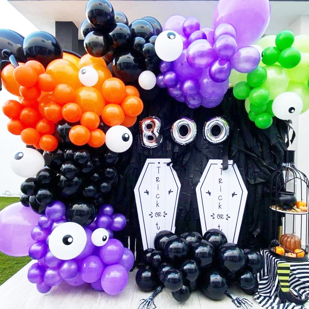 Voircoloria 90-Pack Purple Balloons - Versatile Sizes for Halloween, Graduation, Weddings & Parties