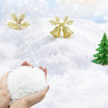 TURNMEON Fake Artificial Snow Powder - 35 Ounces of Sparkling Dry Faux Snowflakes for Holiday Decor