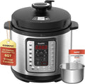 Instant Pot 16-in-1 Electric Pressure Cooker - Programmable 6-Quart Stainless Steel with Slow Cook & Steamer