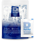 Dry & Dry 5 Gram [30 Packets] Silica Gel Packets Silica Gel Desiccants, Silica Gel Packs - Rechargeable (Food Safe) Silica Gel Packets, Silica Packets