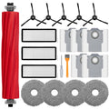 20 Pack Accessories Compatible with Roborock Qrevo S/Qrevo Pro/Qrevo Plus/Qrevo-Maxv Vacuum Robot,Parts Include:Main Brush,Side Brush,Hepa Filter,Mop Cloth,Dust Bag,Cleaning Brush&Screwdrive