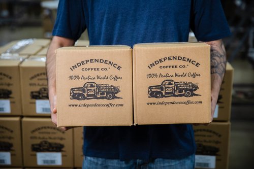 Independence Coffee Co. Tex-a de-Olla Mexican Style Cinnamon and Brown Sugar Flavored Light Roast Whole Bean Coffee, 5 Pound Bag (Packaging May Vary)