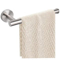 Sotuai Hand Towel Holder - 9" Modern Design Towel Ring, Thicken SUS 304 Stainless Steel Towel Holder for Bathroom Wall, Contemporary Hand Towel Rack - Brushed Nickel