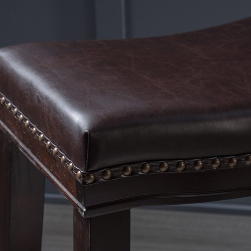 Christopher Knight Home Kainu Counter Stool, Brown + Dark Brown