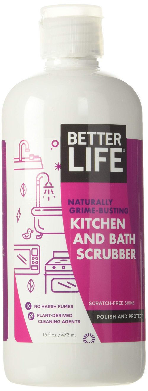 Better Life Sink Cleaner, Stainless Steel Sink Cleaner, Kitchen and Bath Scrubber, Tub and Tile scrubber, 16 Ounce, Pack of 1
