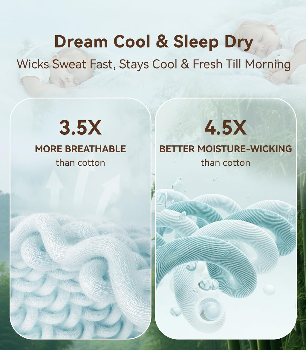 DREAMHALO Premium Baby Blankets, Soft Viscose from Bamboo Blanket for Boys and Girls, Nursery Crib Bedding Quilt for Newborn and Toddler, Cooling for Hot Sleepers 50'' x 50'' Bear