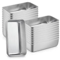 P&P CHEF Loaf Pan Set, 9 x 5 Inch Bread Pans, Stainless Steel Loaf Toast Baking Pans For Bread Meatloaf Lasagna Cake, Healthy & Non Toxic, Oven Safe& Easy Clean, (Silver, 20Pcs)