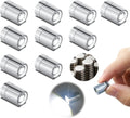 Skiennix Mini LED Lights - 10 PCS Battery Operated Tiny SMD Spotlights for DIY Crafts | Cool White