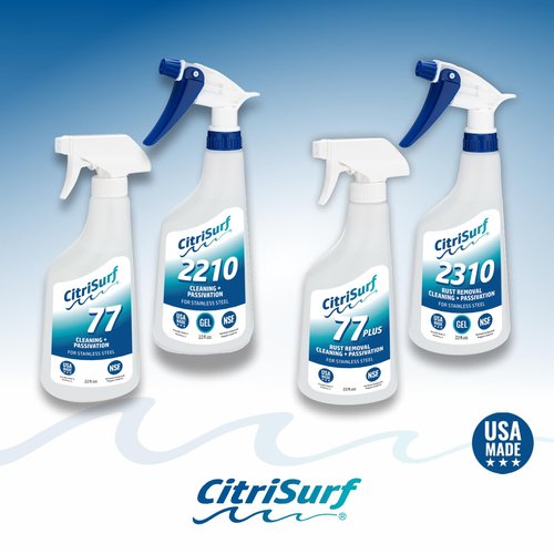 Stellar Solutions CitriSurf® 77 Plus Stainless Steel Rust Remover and Passivation Cleaner