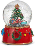 RAZ Imports Musical Water Globe - Train-Themed Tabletop Décor, 5.75-Inch Height