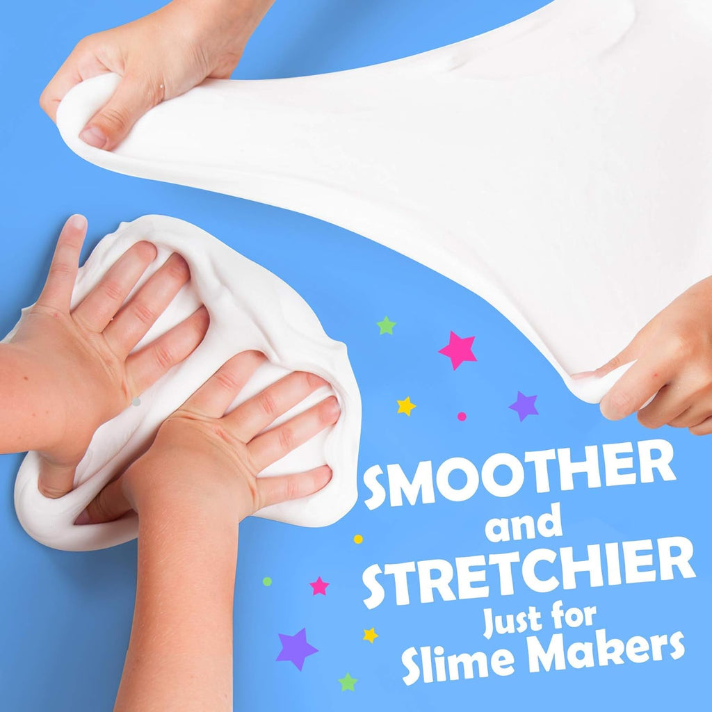 Original Stationery Soft Clay - White Foam Clay Add-In for Slime Making | 230g (8.1 oz) - Stretchy Air-Dry Texture