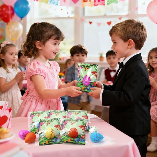 ZIZICG 24PCS Valentines Day Gifts for Kids-Large Hatching Dinosaur Eggs with valentine cards, Dinosaur Birthday Party Favors, Funny Dino Valentine Exchange Cards for Boys Girls