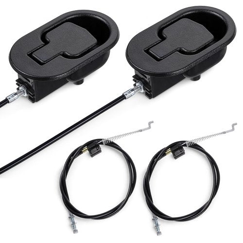 2 Set Recliner Handle Replacement Parts with Pull Cable, Durable Recliner Release Pull Handle, Repair and Replacement Accessories Fits Most Recliner Chair Sofa, ABS Material