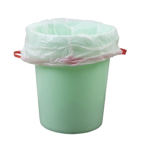 Doryh 2.5 Gallon White Drawstring Trash Bags, 2 Rolls/120 Counts
