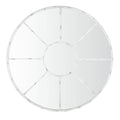 SAFAVIEH Home Jonelle Distressed Round White 36-inch Decorative Accent Mirror