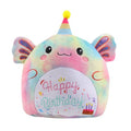 AWNOGKUE Stuffed Animal Axolotl Plush Toys 12 Inch Soft Unicorn Plushies Pillow Cute Rainbow Plushies Room Decoration Birthday Gifts for Kids Toddlers Girls and Boys (Axolotl)