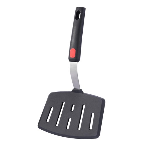 KCKHFA Silicone Wide Spatula, Slotted Turner for Cooking or Baking, Large Pancake Spatula for Egg, Fish, Steak, Flipping and Wok Use, Dishwasher Safe