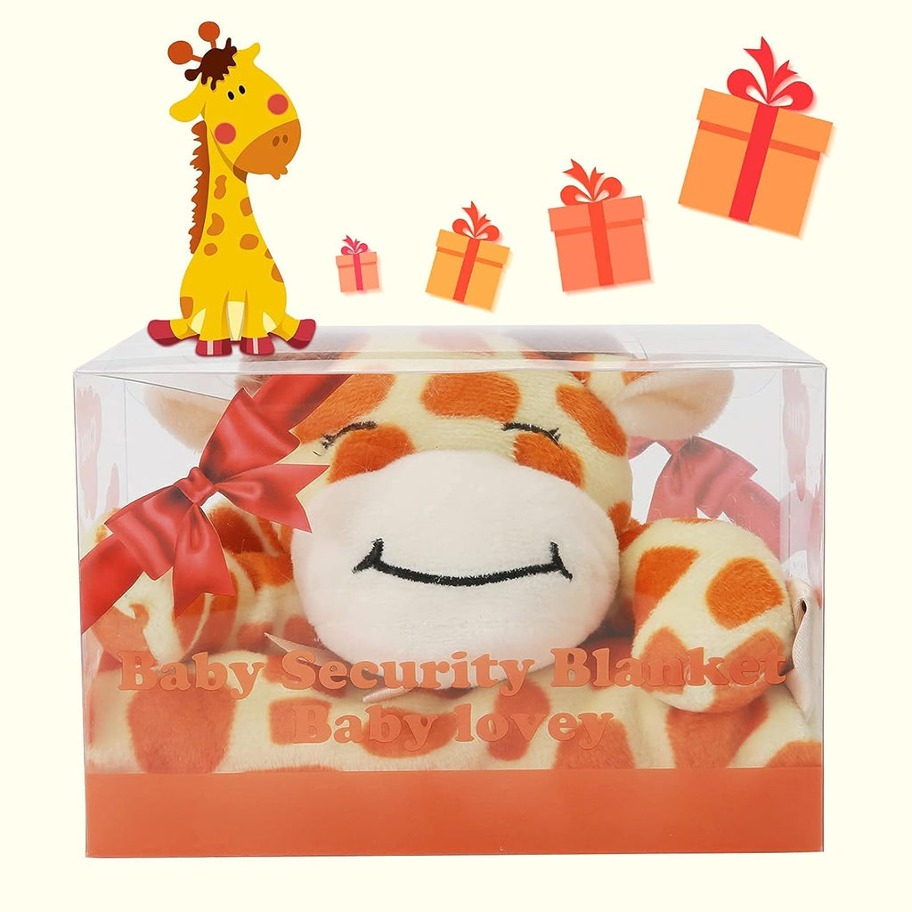 Pro Goleem Giraffe Lovey - Soft Security Blanket & Snuggle Toy for Infants | 16-Inch Unisex Gift