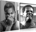 Skiennix Framed Funny Bathroom Canvas Wall Art Set - Vintage Comedy Movie Posters, 12x16in