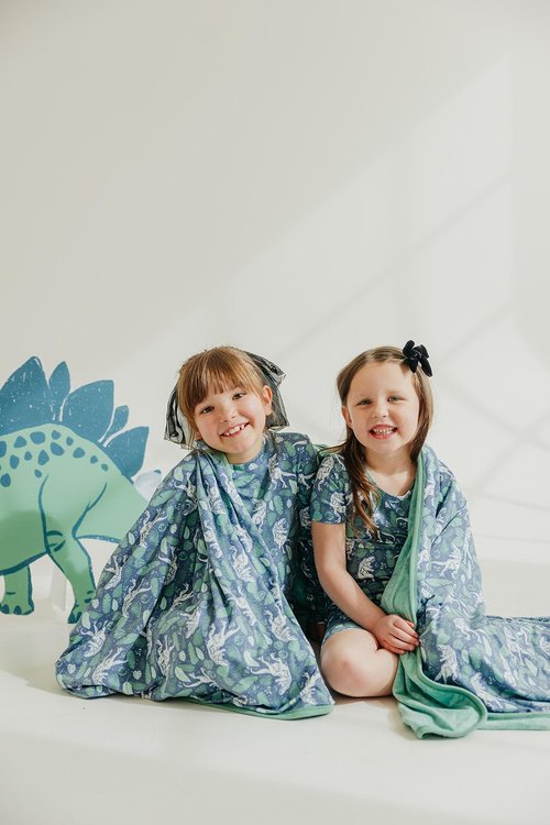 Copper Pearl Jumbo 3-Layer Quilt: Soft Quilts for Boys & Girls | Breathable, Cozy Toddler Blanket | Newborn Quilt | 46x46 Premium Polyester/Rayon | Jurassic Park