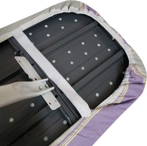 HOMZ Premium Replacement Cover & Pad - Standard Width Ironing Board, 13-15" W x 53-55" L, Purple Stripe