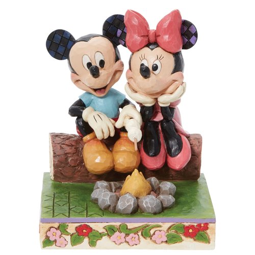 Enesco Jim Shore Mickey & Minnie Campfire Figurine