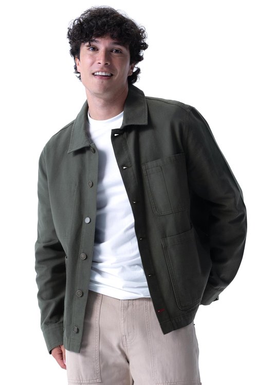 Chef Works Men's Utility Chore Coat, Olive, 3X-Large